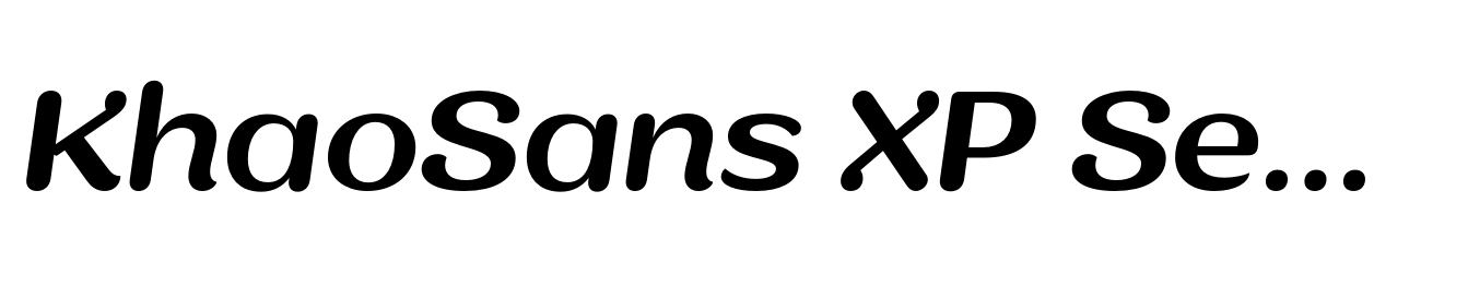 KhaoSans XP SemiBold Italic